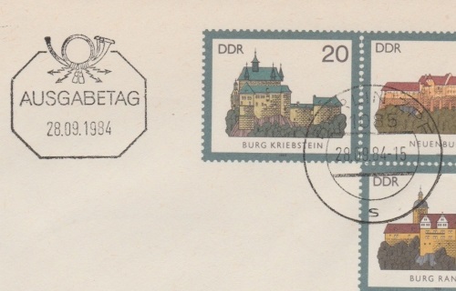 Ersttags-Tagestempel des Umschlags von 1085 Berlin